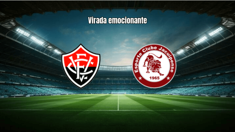 Jacuipense U20 vence Vitória por 3 a 2 em jogo emocionante do Baiano