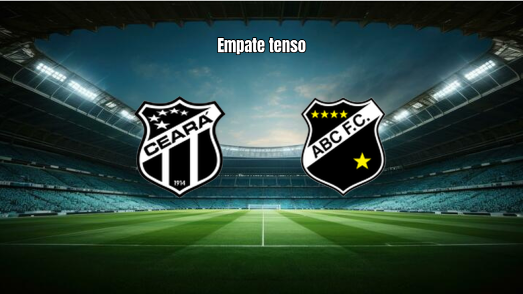 Ceará e ABC empatam em 1 a 1 na estreia da Copa do Nordeste