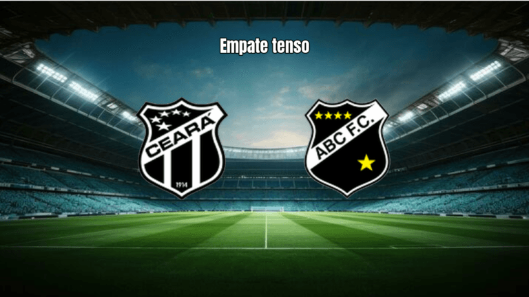 Ceará e ABC empatam em 1 a 1 na estreia da Copa do Nordeste