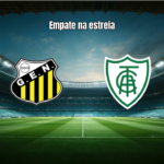 Novorizontino 1-1 América-MG: Empate na estreia da Copa Sul-Sudeste