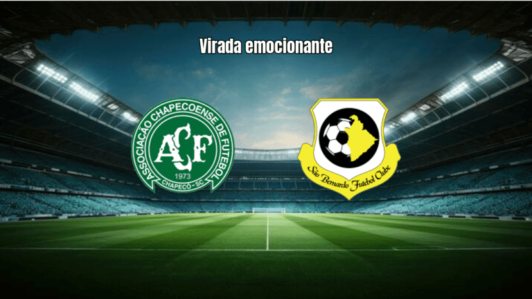 Chapecoense vence São Bernardo de virada na Copa Sul-Sudeste