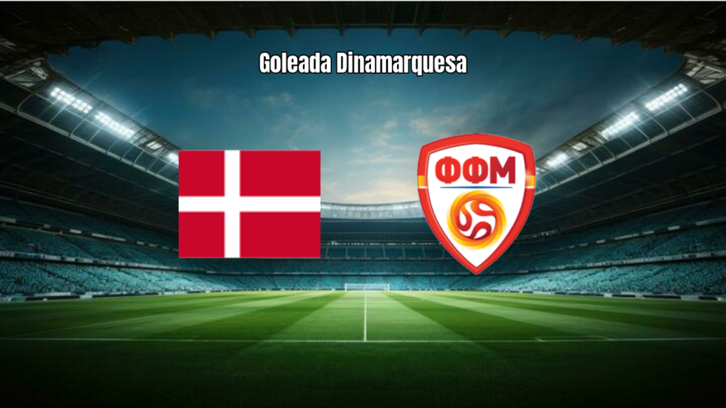 Dinamarca goleia Macedônia do Norte nas Eliminatórias da Copa