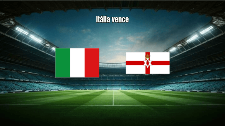 Itália vence Irlanda do Norte por 2x0 nas Eliminatórias da Copa