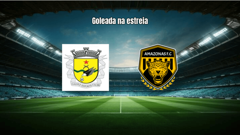 Amazonas goleia Galvez por 5 a 0 na estreia da Copa Norte
