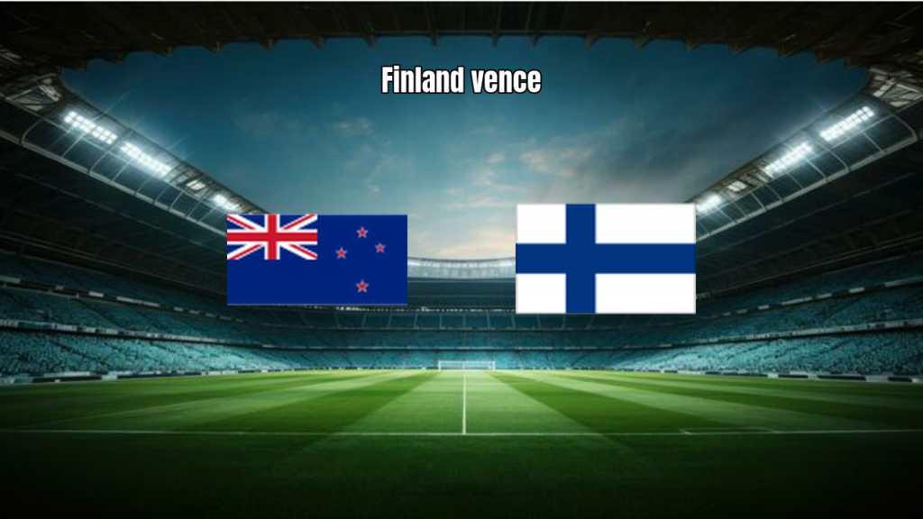 Finland vence Nova Zelândia por 2x0 na FIFA Series