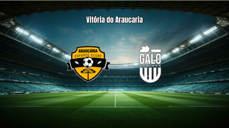 Araucaria U20 vence Galo Maringá por 2-1 no Paranaense Sub-20