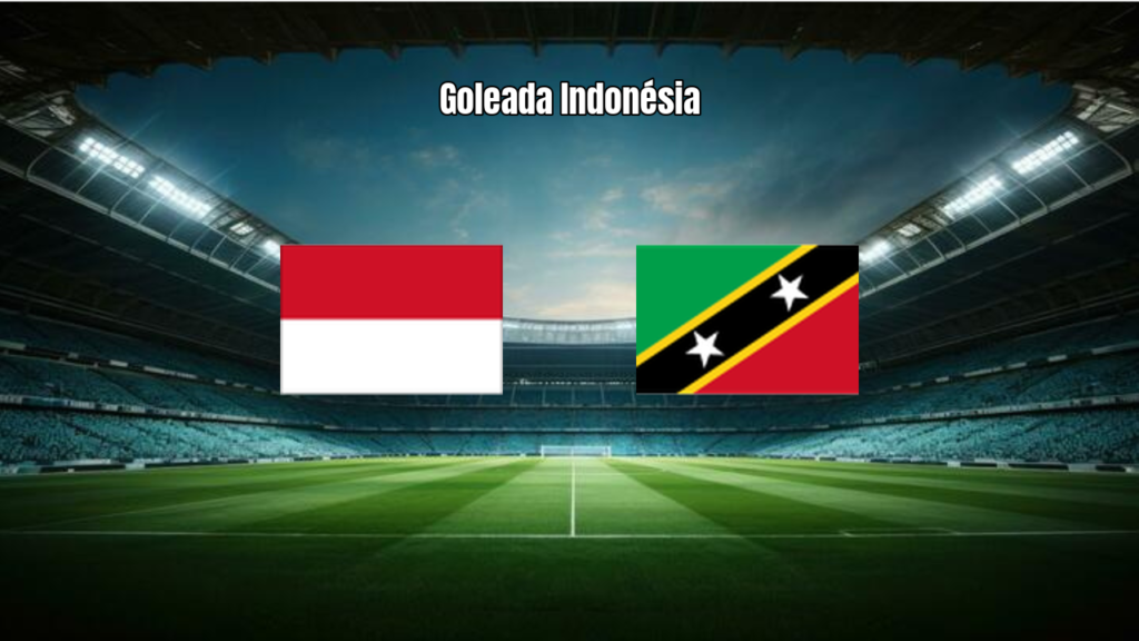 Indonésia goleia St. Kitts e Nevis por 4 a 0 na FIFA Series