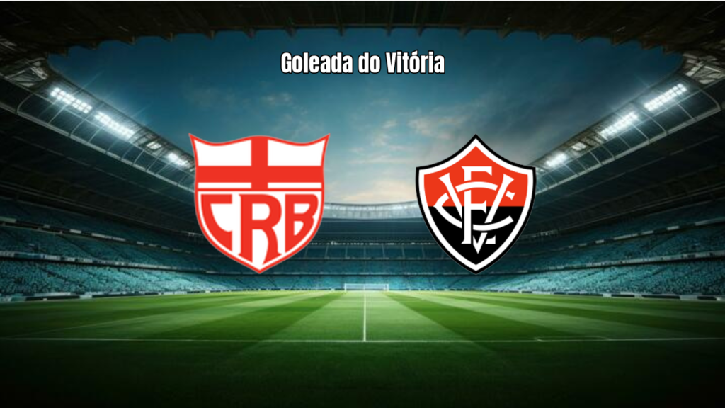Vitória goleia CRB por 4 a 2 na Copa do Nordeste