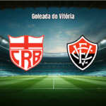 Vitória goleia CRB por 4 a 2 na Copa do Nordeste