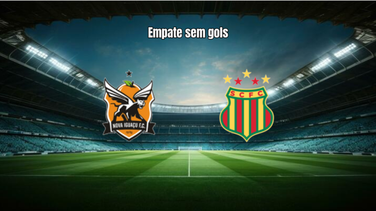 Nova Iguaçu e Sampaio Corrêa empatam sem gols na Copa Rio U20