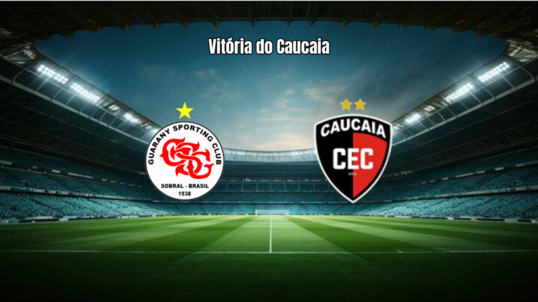 Caucaia vence Guarany de Sobral por 1 a 0 no Cearense 2ª Divisão