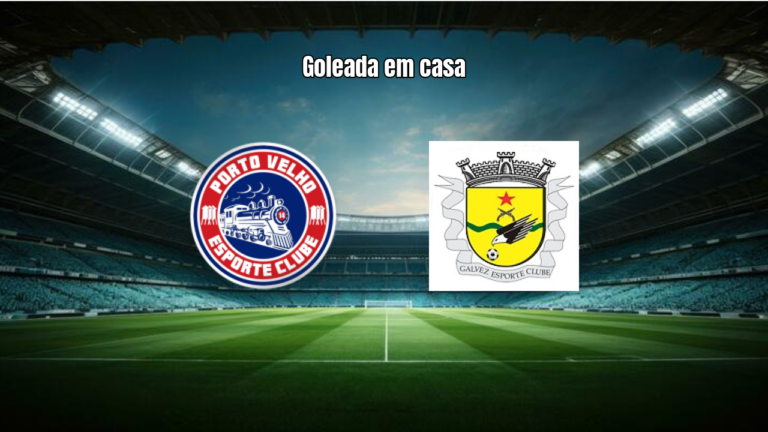 Porto Velho 4x0 Galvez: Goleada na Copa Norte em Porto Velho