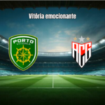 Porto Vitória vence Atlético-GO por 3 a 2 na Copa Centro-Oeste