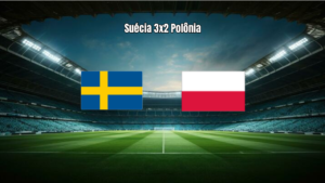 Suécia vence Polônia por 3 a 2 em jogo eletrizante da Eliminatórias