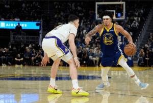 Gui Santos brilha, mas Warriors enfrentam Rockets em duelo crucial da NBA
