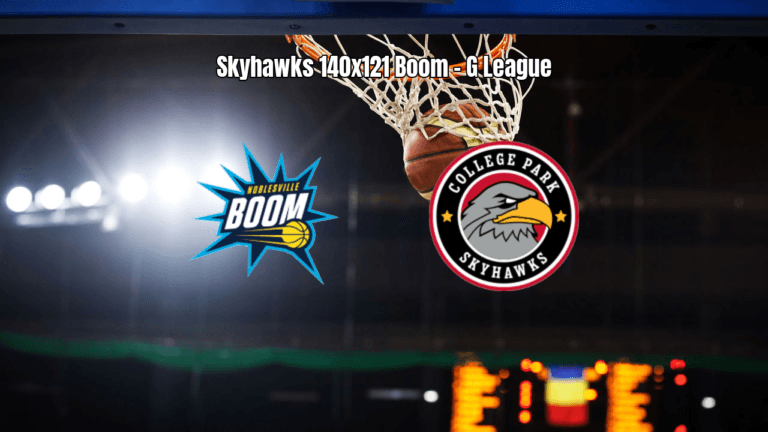 College Park Skyhawks vence Noblesville Boom em jogo eletrizante da G League