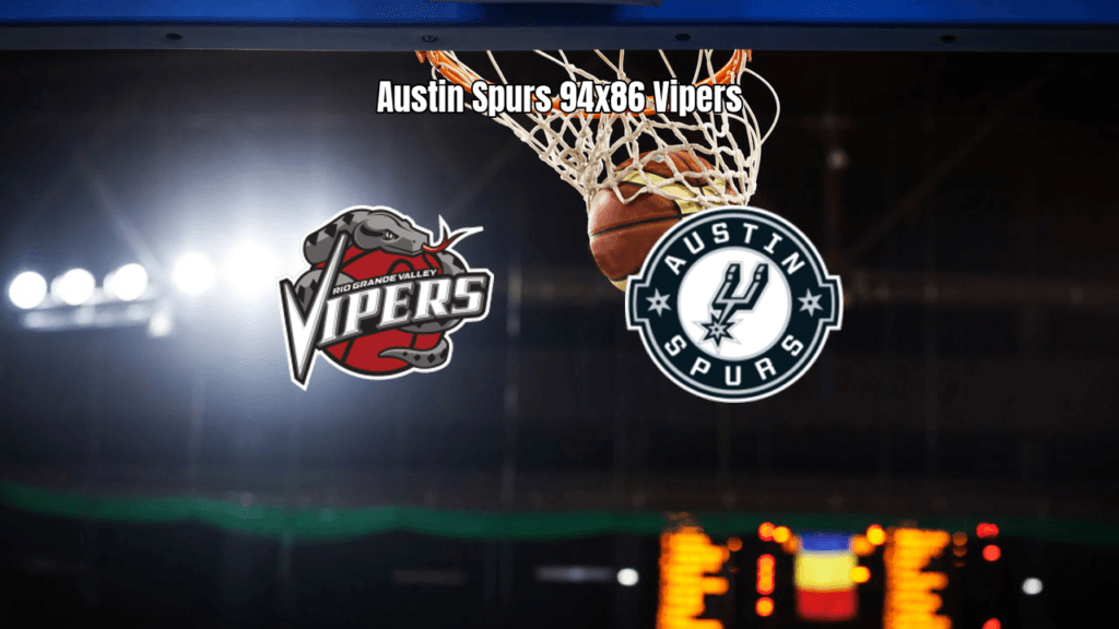 Austin Spurs vence Rio Grande Valley Vipers por 94 a 86 na G League