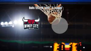 Windy City Bulls vence Valley Suns por 125 a 116 na G League