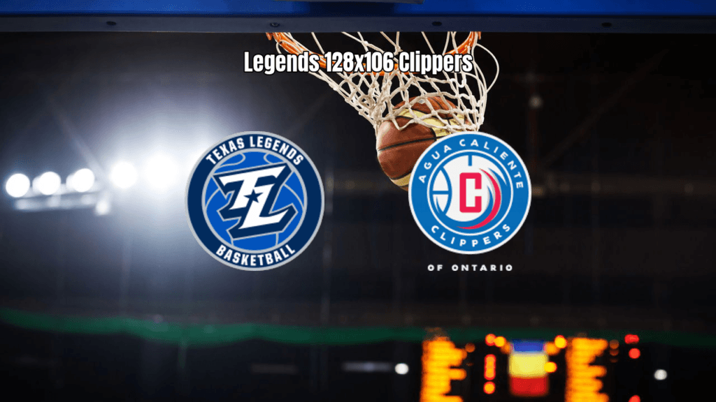 Texas Legends vence San Diego Clippers na G League: 128 x 106