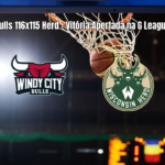 Windy City Bulls vence Wisconsin Herd por 116 a 115 na G League