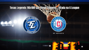 Texas Legends vence San Diego Clippers na G League com virada no último quarto