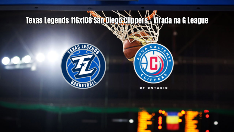 Texas Legends vence San Diego Clippers na G League com virada no último quarto