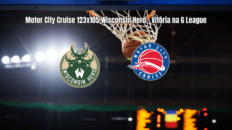 Motor City Cruise vence Wisconsin Herd na G League com 123 a 105