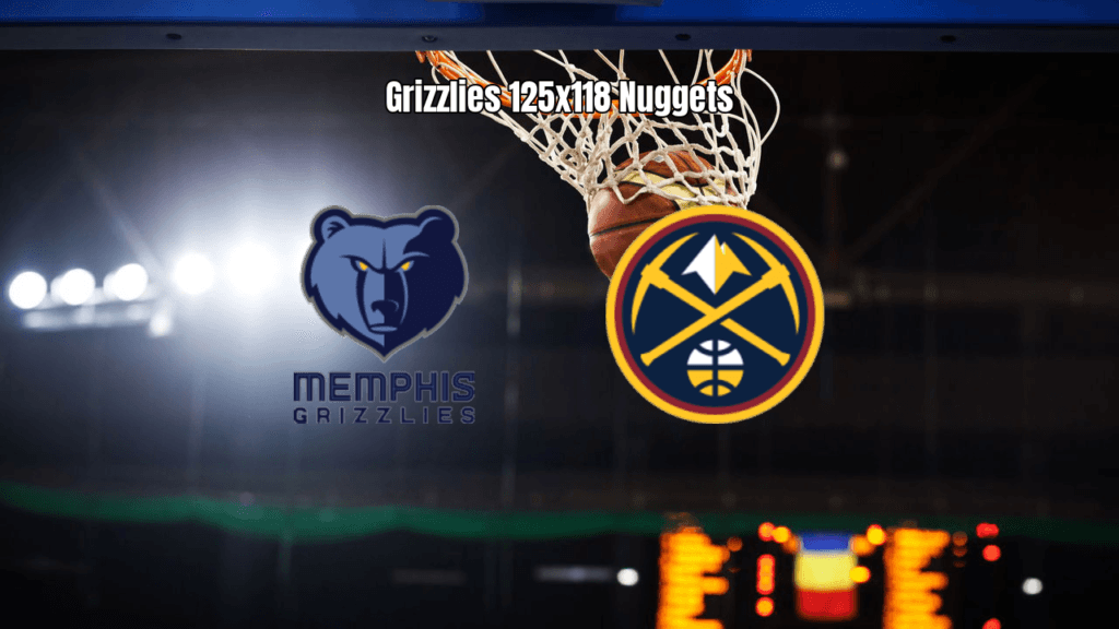 Grizzlies vencem Nuggets em jogo eletrizante da NBA: 125x118