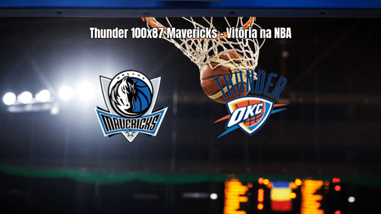 Oklahoma City Thunder vence Dallas Mavericks por 100 a 87 na NBA