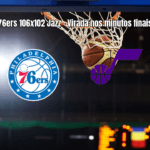 Philadelphia 76ers vence Utah Jazz por 106 a 102 na NBA