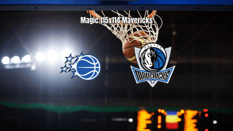 Orlando Magic vence Dallas Mavericks por 115 a 114 na NBA