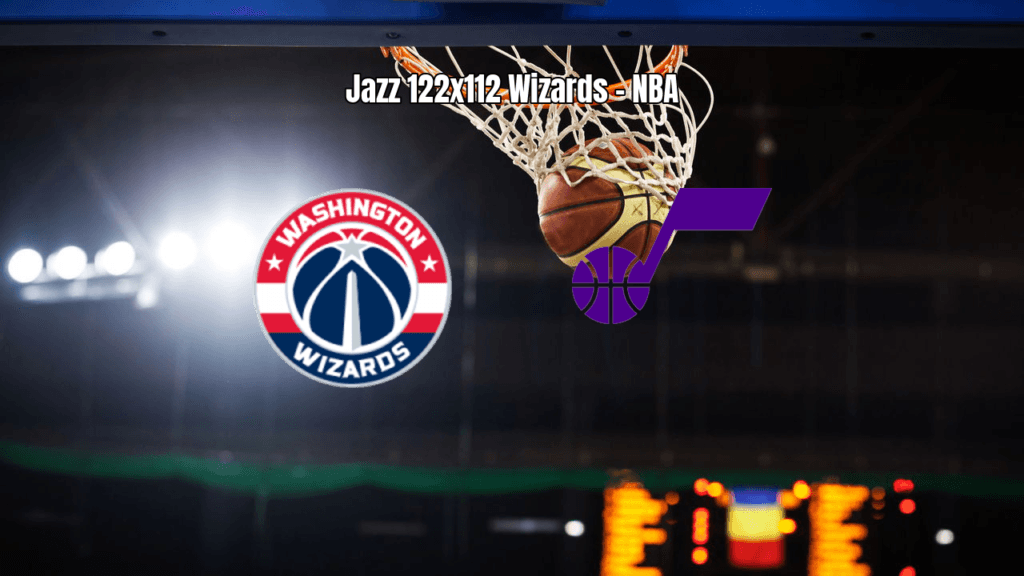 Utah Jazz vence Washington Wizards por 122 a 112 na NBA