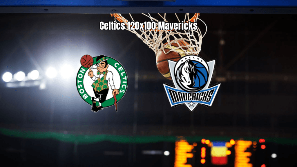 Boston Celtics vence Dallas Mavericks por 120 a 100 na NBA
