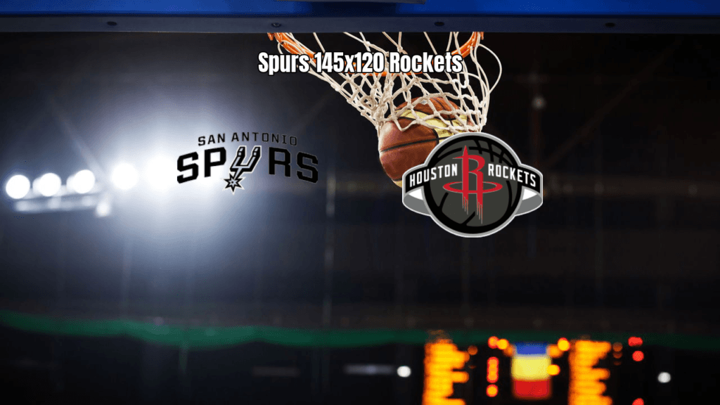 San Antonio Spurs vence Houston Rockets por 145 a 120 na NBA
