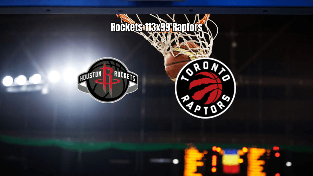 Houston Rockets vence Toronto Raptors por 113 a 99 na NBA
