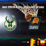 Phoenix Suns vence Milwaukee Bucks por 129 a 114 na NBA