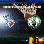 Oklahoma City Thunder vence Boston Celtics por 104 a 102 na NBA