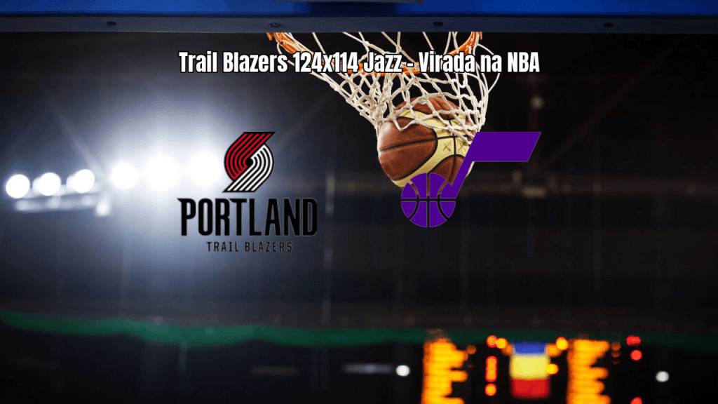 Portland Trail Blazers vence Utah Jazz por 124 a 114 na NBA