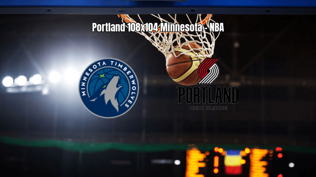 Portland vence Minnesota por 108 a 104 em jogo emocionante da NBA