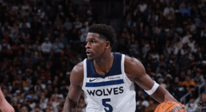 Anthony Edwards brilha com 42 pontos e Timberwolves vencem Warriors
