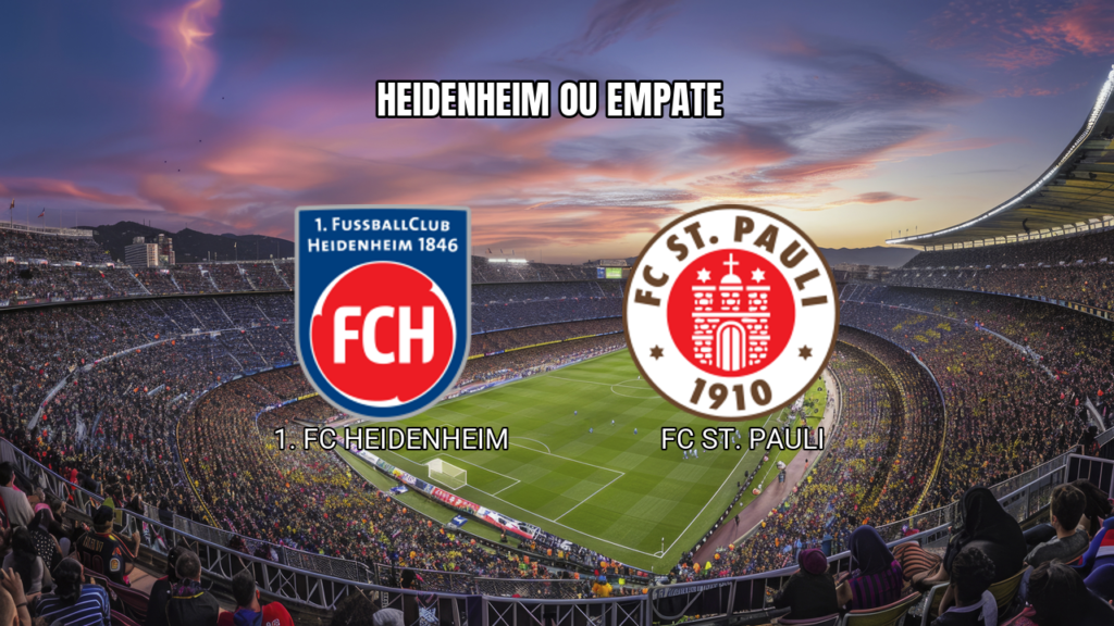 Palpite Heidenheim vs St. Pauli: Bundesliga 25/04/2026