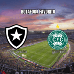 Palpite Botafogo x Coritiba: Alvinegro favorito para vencer ou empatar em 12/04/2026