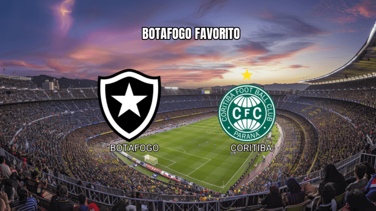 Palpite Botafogo x Coritiba: Alvinegro favorito para vencer ou empatar em 12/04/2026