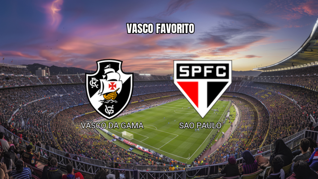 Palpite Vasco x São Paulo: Cruz-Maltino tem vantagem em casa 18/04/2026