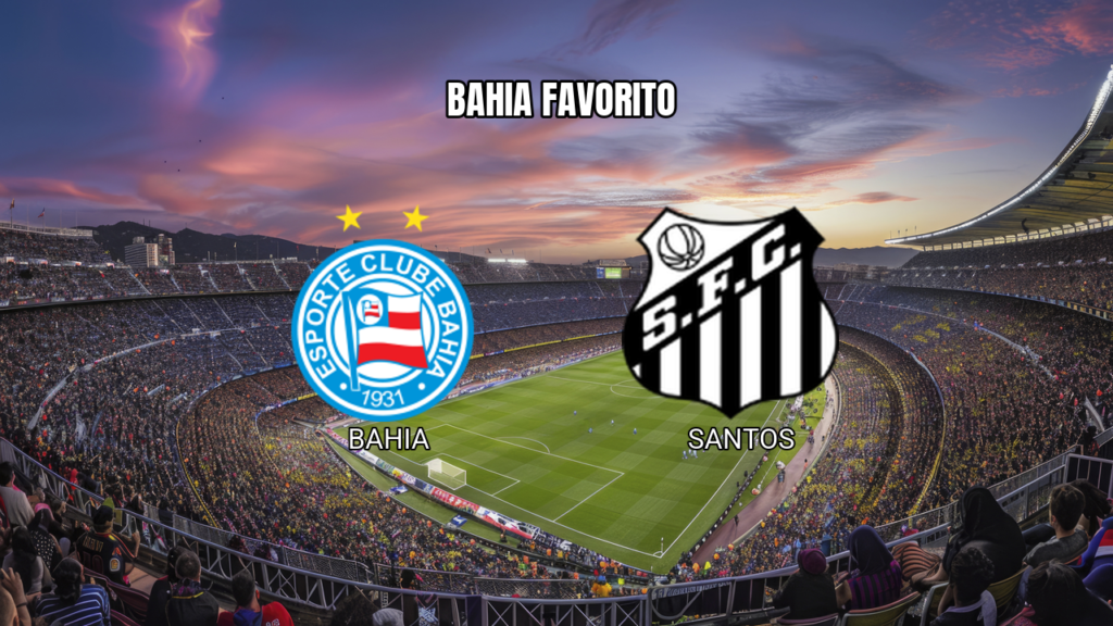 Palpite Bahia x Santos: Tricolor tem vantagem em casa no dia 25/04/2026