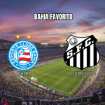Palpite Bahia x Santos: Tricolor tem vantagem em casa no dia 25/04/2026