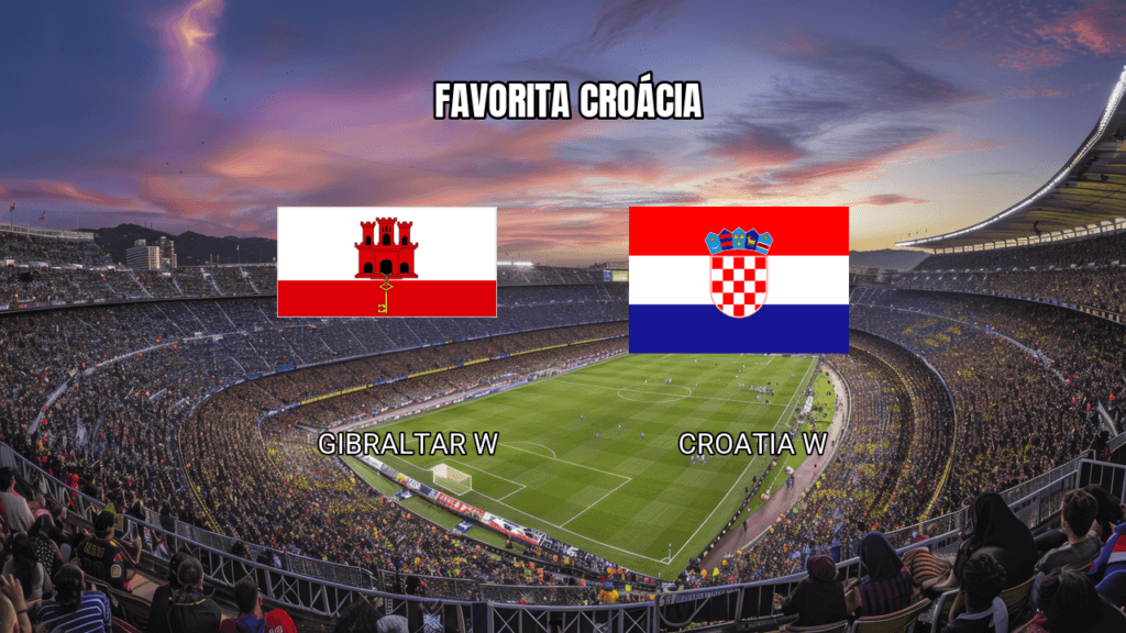 Palpite: Croácia W favorita contra Gibraltar W nas Eliminatórias Femininas 14/04/2026