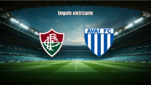 Fluminense U20 e Avaí U20 empatam em 3 a 3 em jogo eletrizante