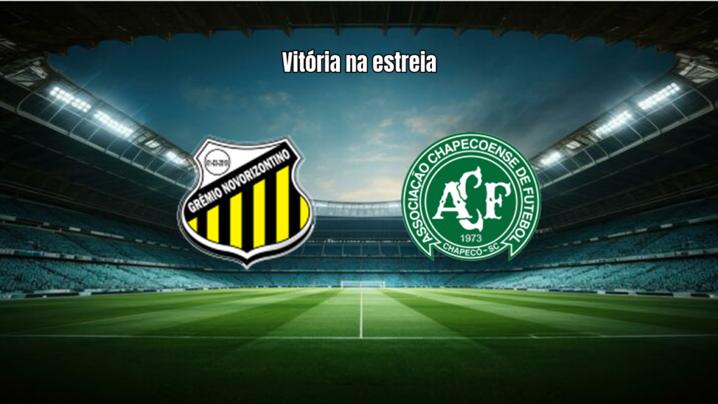 Novorizontino U20 vence Chapecoense na estreia do Brasileiro U20 B