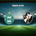 Coritiba 1-1 Vasco: Saldivia decide nos acréscimos no Couto Pereira